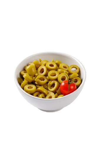 Azeitona verde fatiada Kg